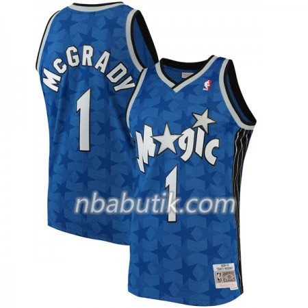 NBA Mænd Trøje Orlando Magic Tracy McGrady 1 Hardwood Classics Blå Swingman NBA Mænd Trøje Orlando Magic Tracy McGrady 1 Hardwood Classics Blå Swingman
